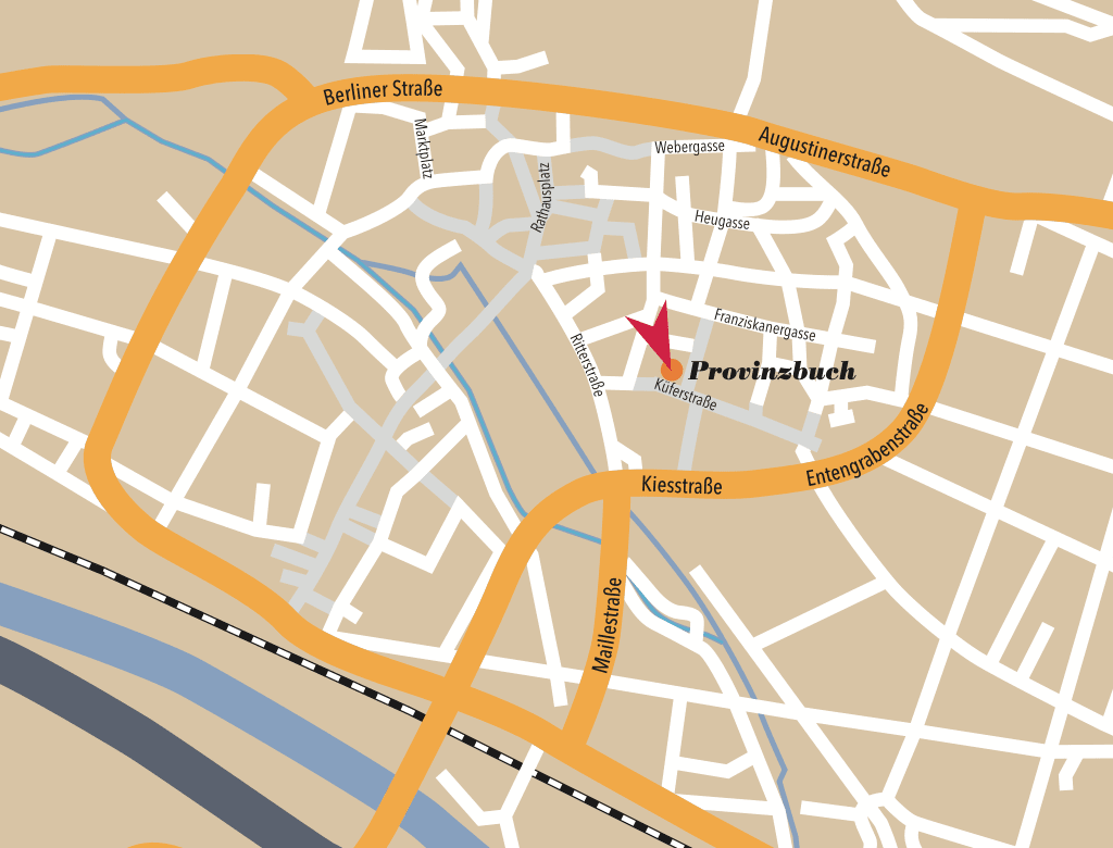 Lageplan Provinzbuch (Illustration: G. Carle)